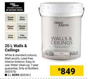 Fired Earth Walls & Ceilings-20L