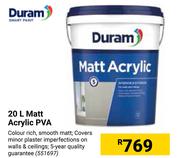 Duram Matt Acrylic PVA-20L