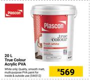 Plascon True Colour Acrylic PVA-20L