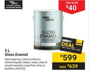 Fired Earth Gloss Enamel 596702-5Ltr