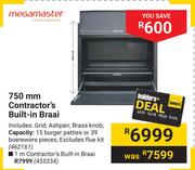 Megamaster 750mm Contractor's Built In Braai