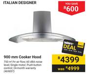 Italian Designer 900mm Cooker Hood