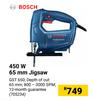 Bosch 450W 65mm Jigsaw 705234