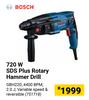 Bosch 720W SDS Plus Rotary Hammer Drill 751718