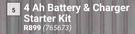 Einhell 4Ah Battery & Charger Starter Kit 765673