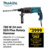 Makita 780W 24mm SDS Plus Rotary Hammer 402869
