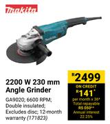 Makita 2200W 230mm Angle Grinder 171823