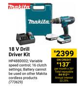 Makita 18V Drill Driver kit 773629