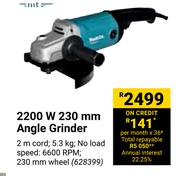Makita 2200W 230mm Angle Grinder 628399