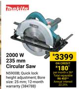 Makita 2000W 235mm Circular Saw 384788