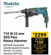 Makita 710W 22mm SDS Plus Rotary Hammer 605132
