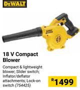 DeWalt 18V Compact Blower 754425