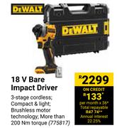DeWalt 18V Bare Impact Driver 775817