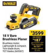 DeWalt 18V Bare Brushless Planer 669387