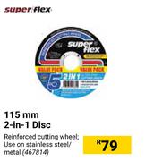 Super Flex 115mm 2 In 1 Disc