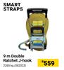 Smart Straps 9m Double Ratchet J-Hook