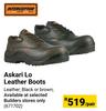 Interceptor Askari Lo Leather Boots-Per Pair