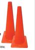 Reflect O Site Safety Road Cones 450mm-Each