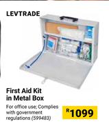 Levtrade First Aid Kit In Metal Box