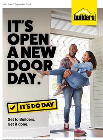 Builders : It's Open A New Door Day (Request Valid Dates From Retailer)