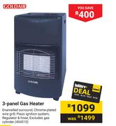 Goldair 3 Panel Gas Heater