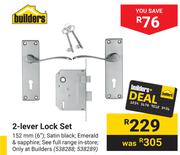 Builders 2 Lever Lock Set