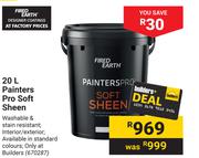 Fired Earth 20L Painters Pro Soft Sheen