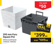 295mm Furu Square Pot-Each