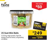 Fauna 25 Suet Mini Balls