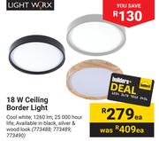Lightworx 18W Ceiling Border Light-Each