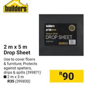 Builders 2m x 3m Drop Sheet