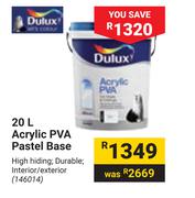 Dulux 20L Acrylic PVA Pastel Base