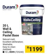 Duram 10L Wall & Ceiling Pastel Base