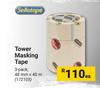 Sellotape Tower Masking Tape 3 Pack-48mm x 4m Each