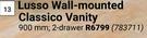 Lusso Wall-Mounted Classico Vanity 783711