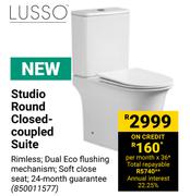 Lusso Studio Round Closed-Coupled Suite 850011577