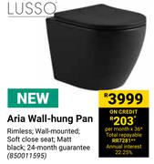 Lusso Aria Wall-Hung Pan 850011595