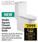 Lusso Studio Square Closed-Coupled Suite 850011631