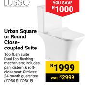 Lusso Urban Square Or Round Close-Coupled Suite 774518, 774519