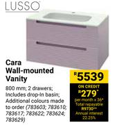 Lusso Cara Wall-Mounted Vanity-800mm