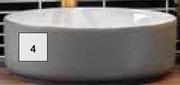 Bijiou Onyx Freestanding Round Basin Grey 787289