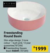 Bijiou Freestanding Round Basin 787284