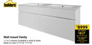 Builders Wall-Mount Vanity 771718, 771719