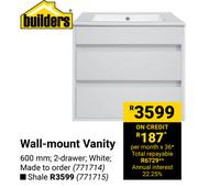 Builders Wall-Mount Vanity 771714