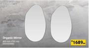 Lusso Organic Mirror 850003440-400mm X 700m Each