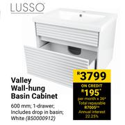 Lusso Valley Wall-Hung Basin Cabinet 850000912
