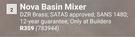 Builders Nova Basin Mixer 783944