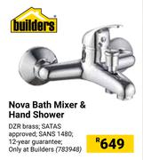 Builders Nova Bath Mixer & Hand Shower 783948