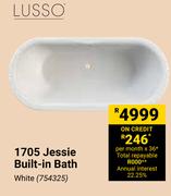 Lusso 1705  Jessie  Built-In Bath White 754325