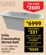 Lusso Orilla Freestanding Skirted Bath 783185